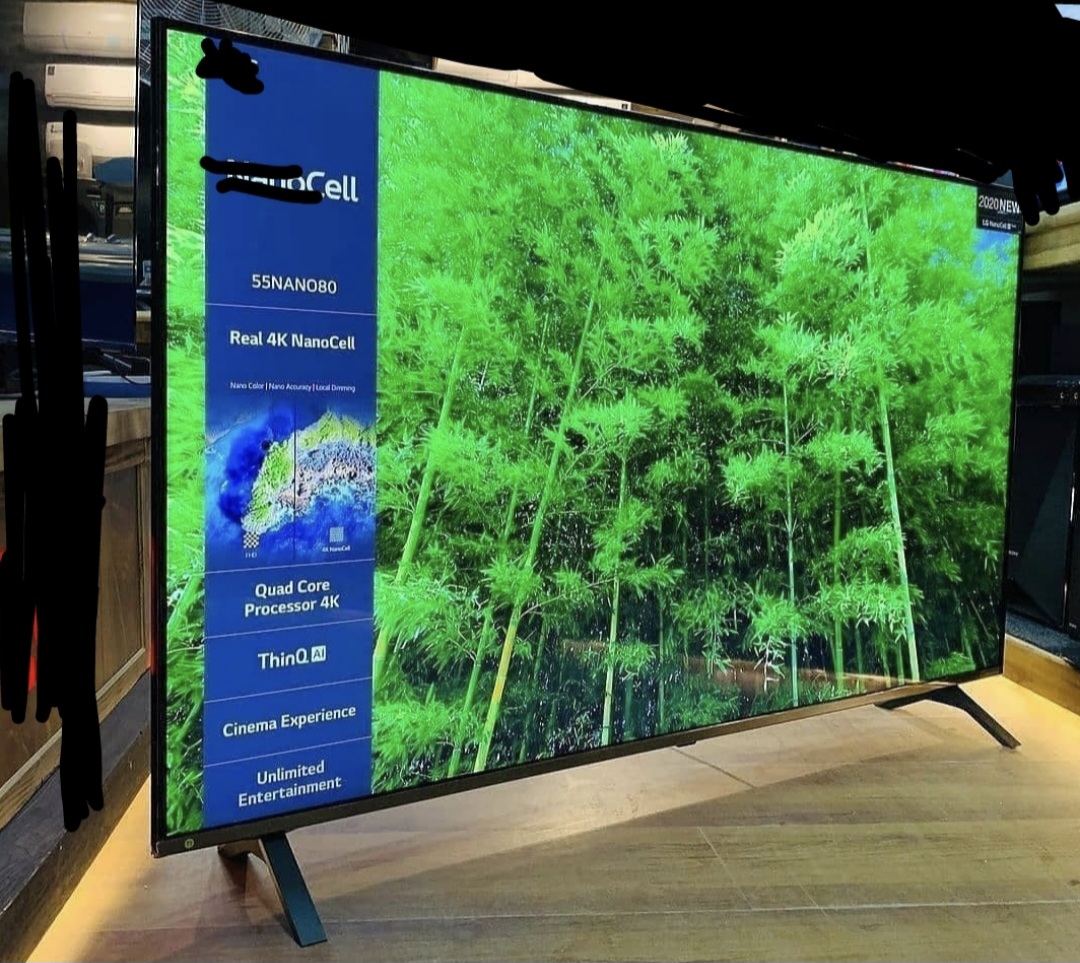 تلویزیون هوشمند بویمن مدل KAE6800 سایز ۵۵ اینچ LED Ultra HD 4K ساندبار دار