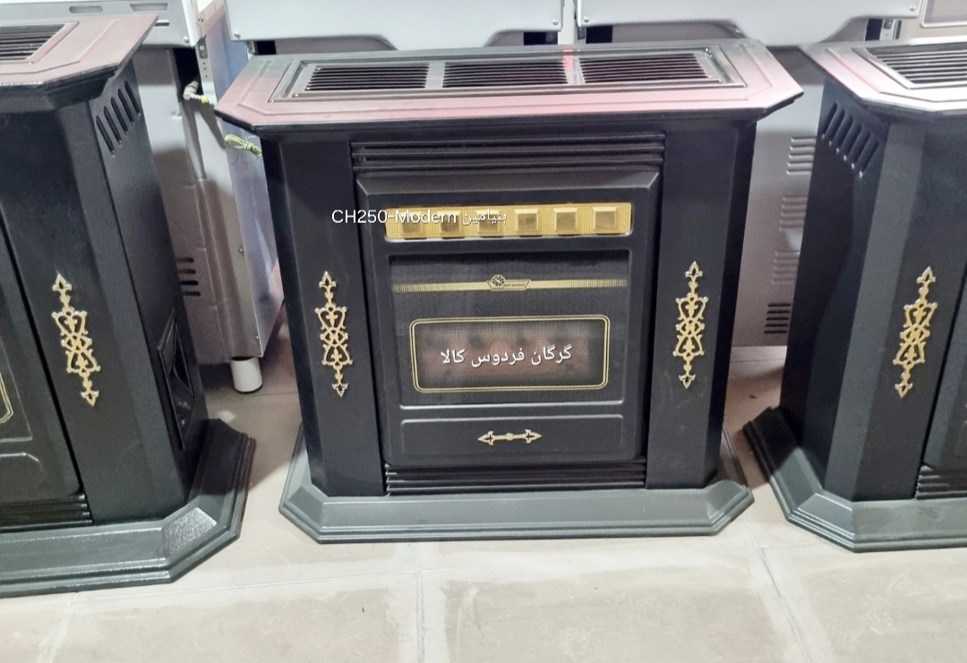 بخاری گازی ایران شرق مدل CH220 طرح شومینه